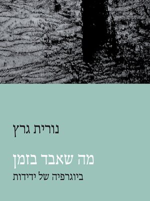 cover image of מה שאבד בזמן